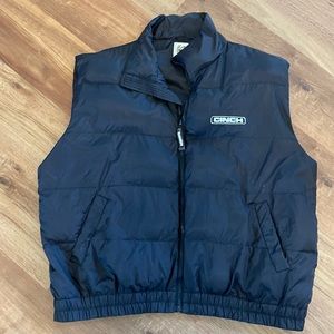 CINCH Nylon Down Puffer vest XXL Black